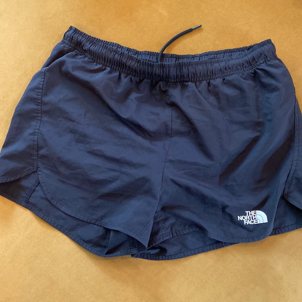 North face active trail black running shorts